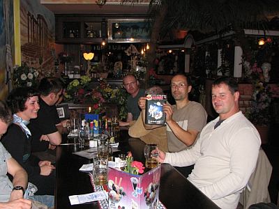 Peter mit dem neuen Faxe-Heft