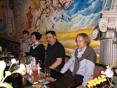 von Rechts: Harry, Andreas, Lilli