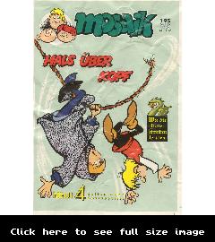 Mosaik ab 1976 Titel Heft 195 im Amdruckbogen